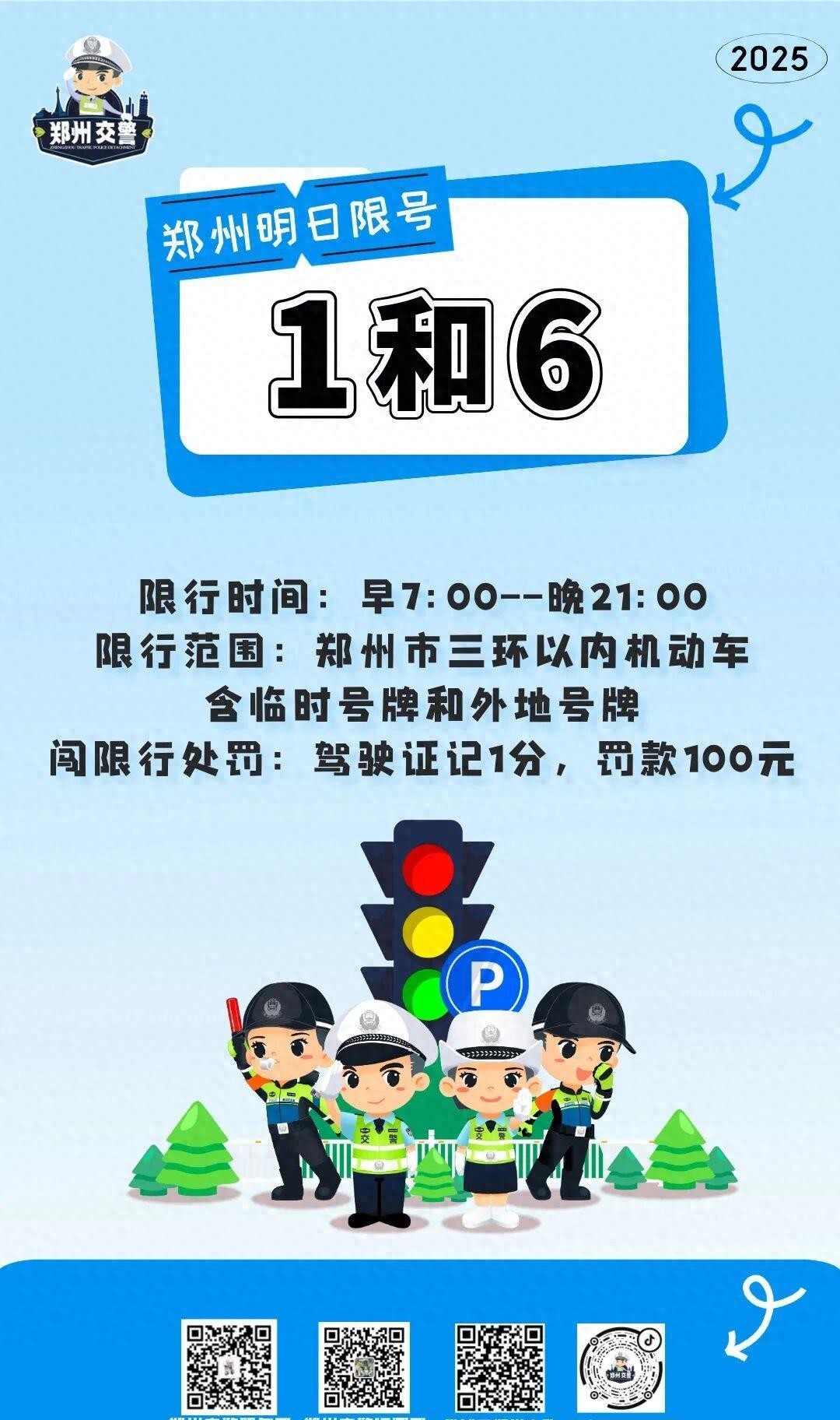 交管12123輕微剮蹭快處_鄭州三環(huán)內(nèi)限行1和6_限行